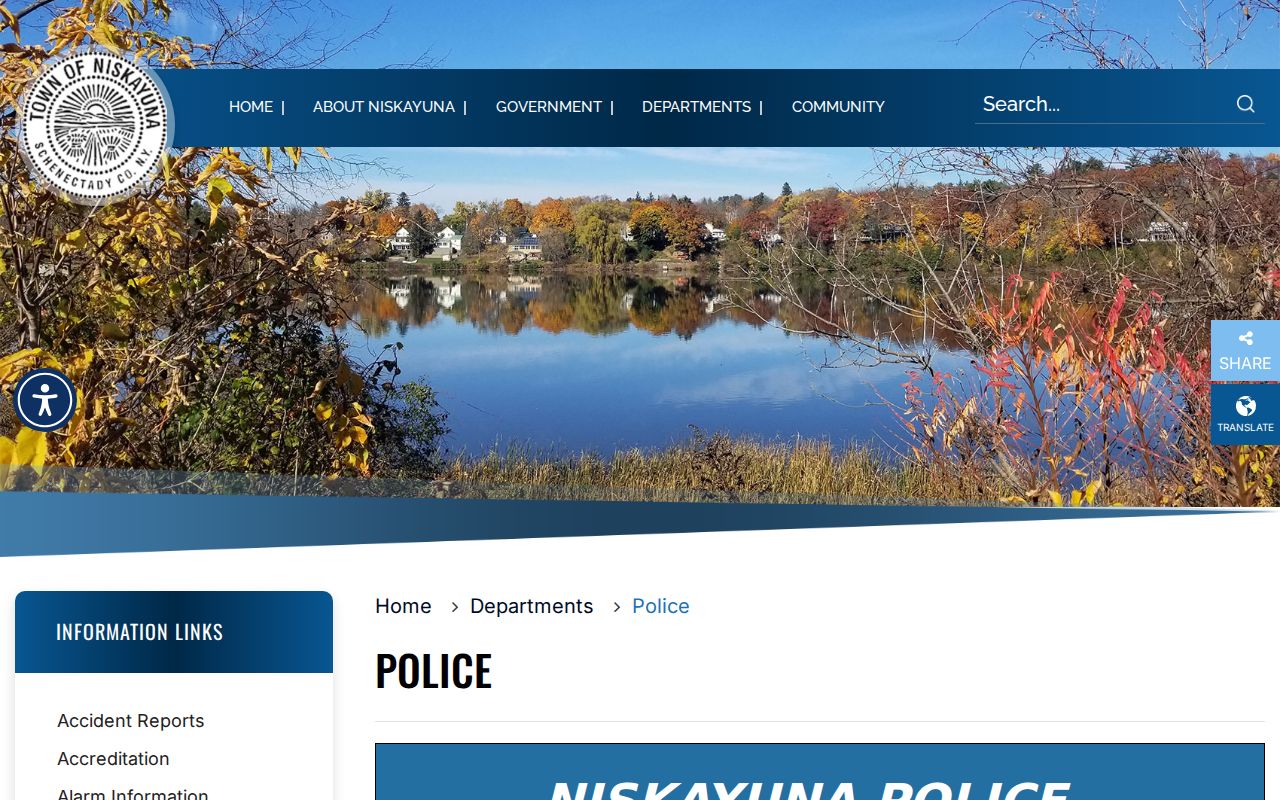 Niskayuna Police source for Schenectady County criminal records