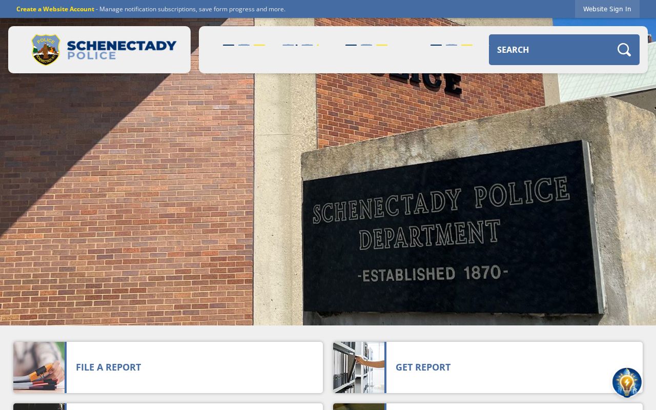 Schenectady Police Department source for city criminal records